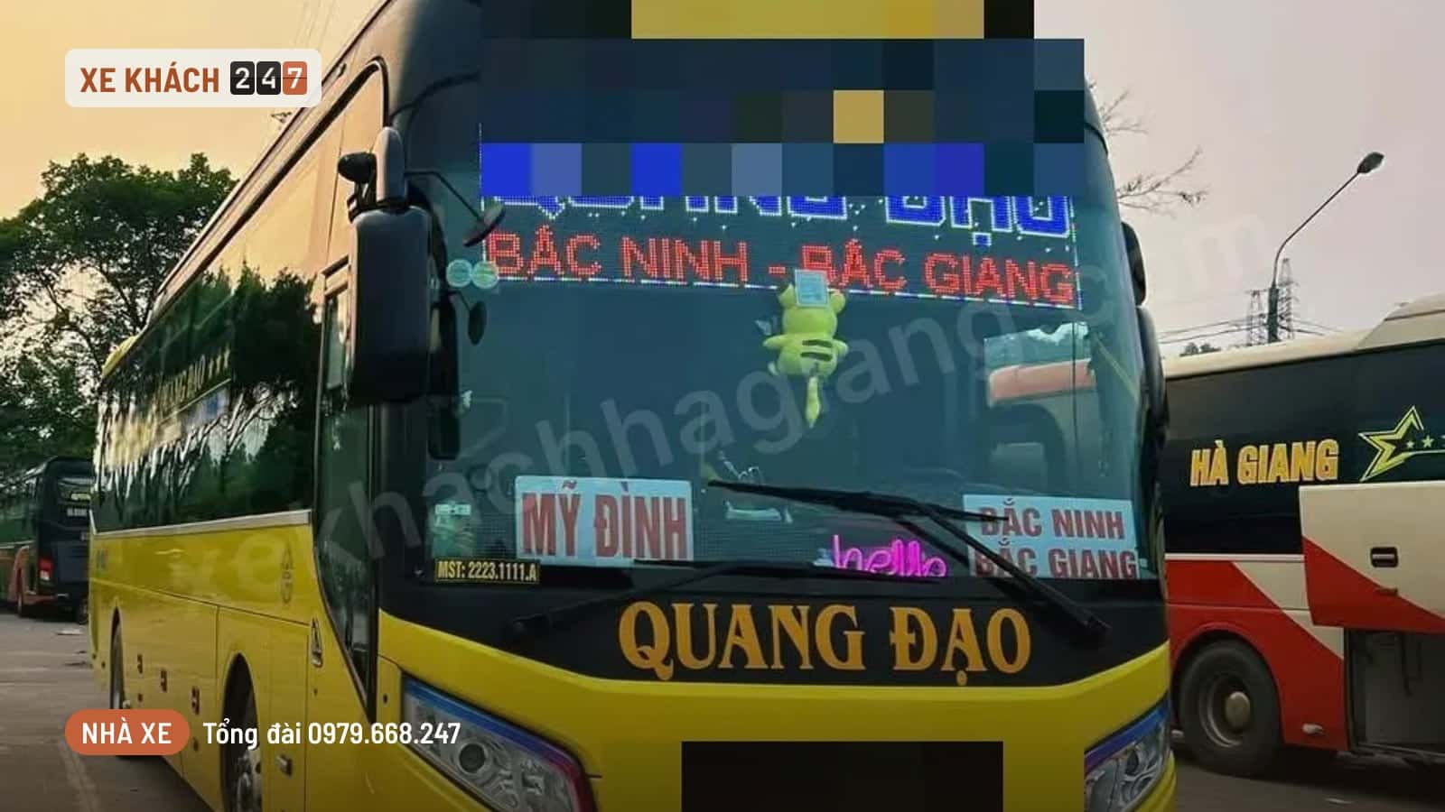 Nhà xe Quang Đạo: tuyến Hà Giang - Hà Nội và cách đặt vé